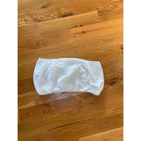 Show Me Your Mumu Teeny Tube Top in White Size XL Stretch Beach Summer Party - Picture 1 of 3